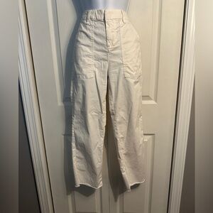 Frank & Eileen Blackstone Utility Pant Italian Twill cream/off white Size 2